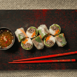 rouleaux de printemps au boeuf