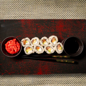 California Saumon avocat fromage